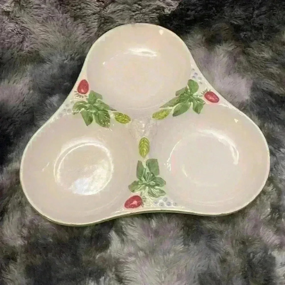 Country Berried Mikasa serving dish and pickle  dish - Picture 6 of 15